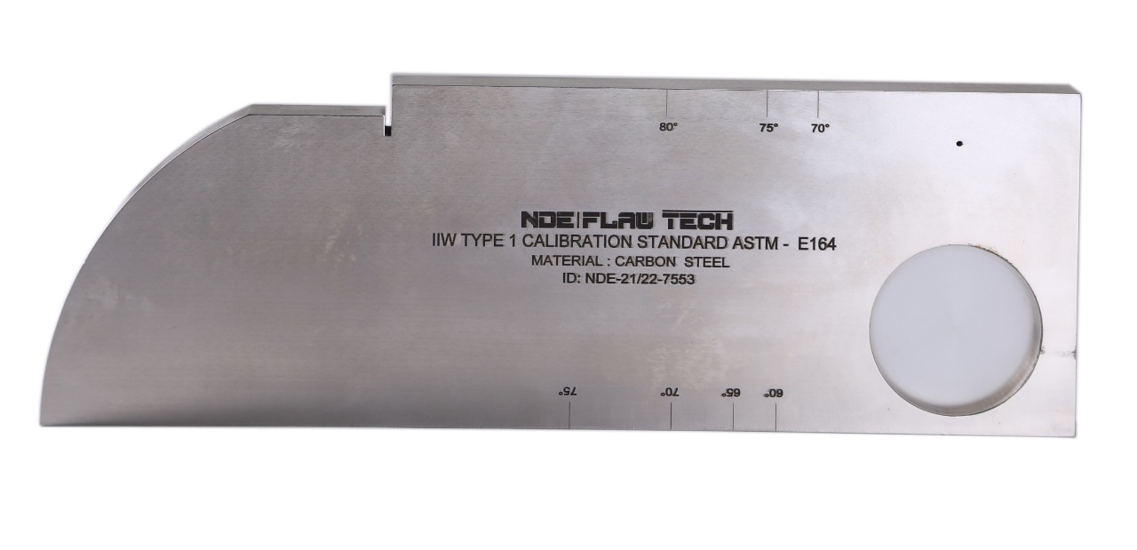IIW-Type 1 Calibration Test Block (Inch Version) STAINLESS STEEL 304